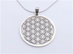 flower of life pendant stainless steel flower of life pendant stainless steel