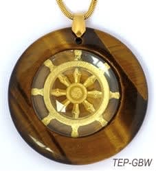 Brown Agate Sacred Geometry Stone Pendants Brown Agate Sacred Geometry Stone Pendants