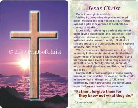 WA-122 Jesus Christ - Wallet Altar