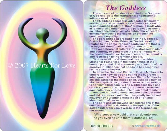 WA-161 Goddess Wicca Wallet Altar