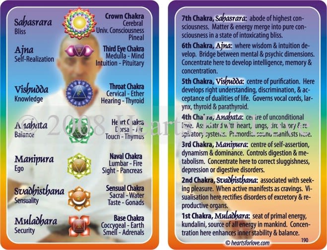 WA-190 Chakras - Wallet Altar