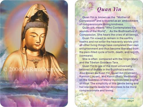 WA-039 Quan Yin - Wallet Altar