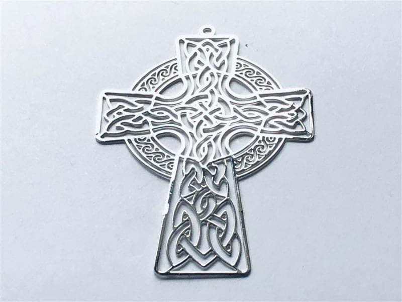 YA-282-S Celtic Cross silver plated 2" Grid