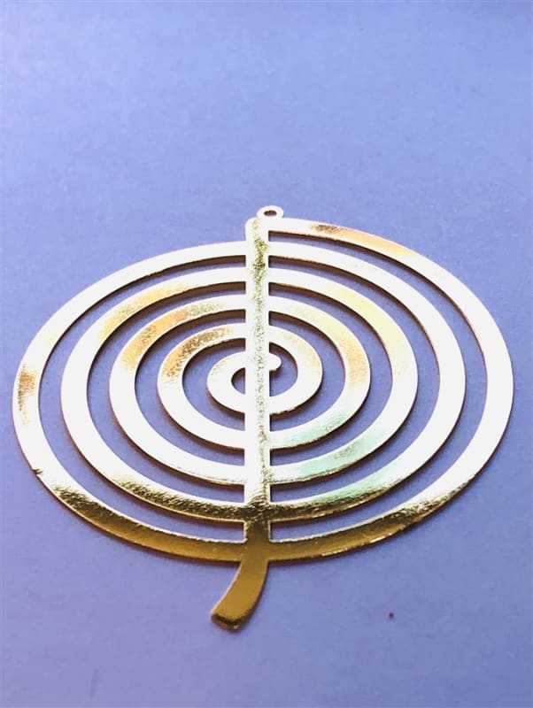 YA-299 Glyph 18k Gold plated 2" Grid