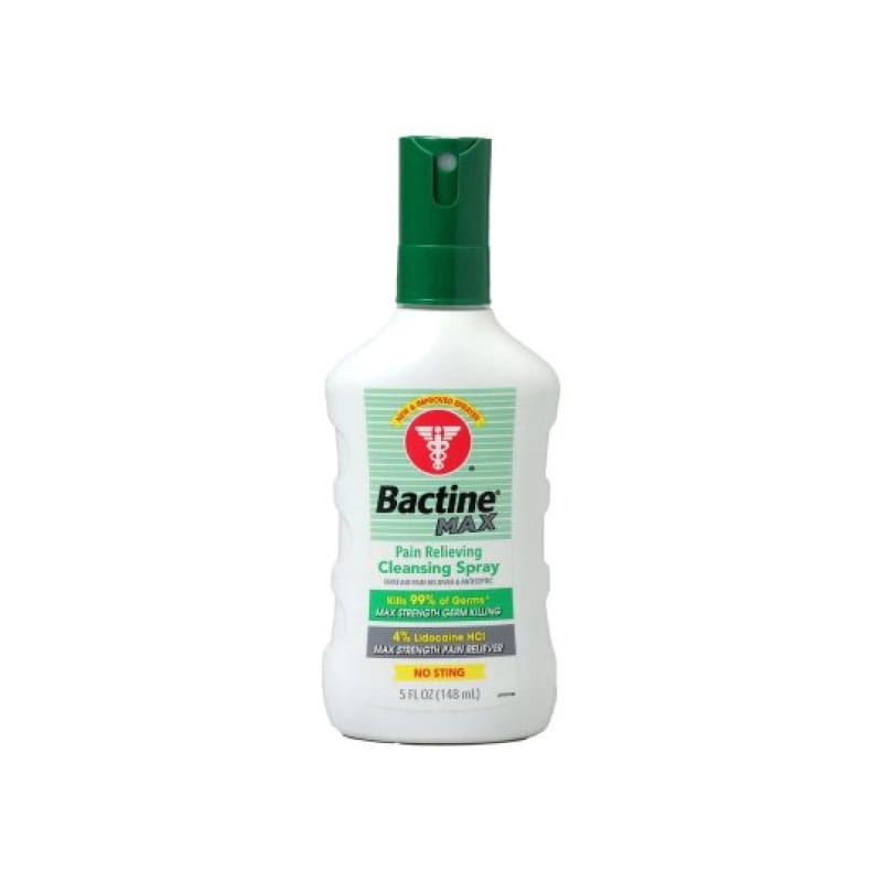 Bactine Max Spray bottle – antiseptic and pain relief spray for tattoo aftercare and skin protection Bactine Max Spray bottle – antiseptic and pain relief spray for tattoo aftercare and skin protection