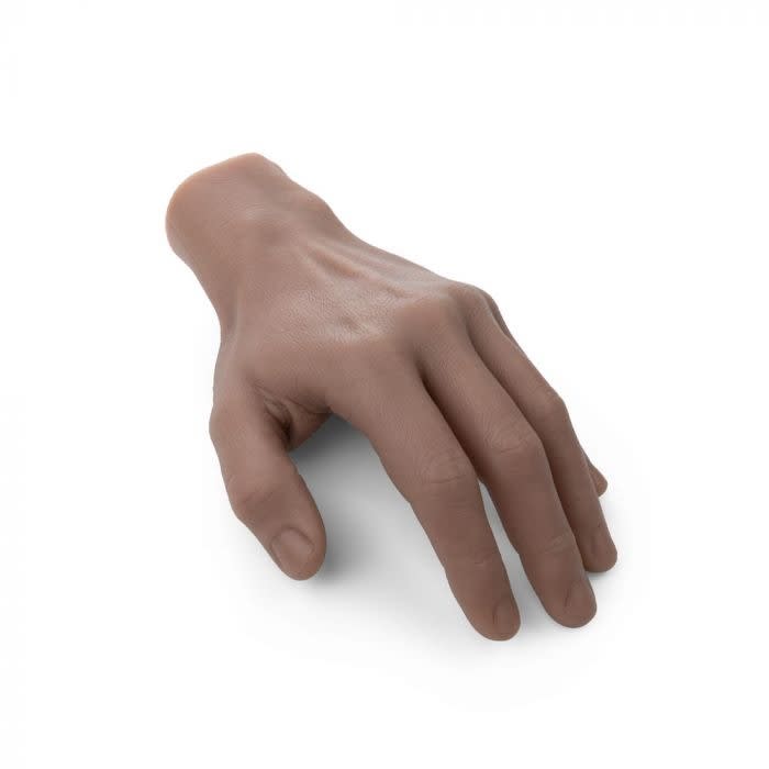 A Pound of Flesh Silicone Synthetic Hand with Wrist — Fitzpatrick Tone 4 — (Right or Left)