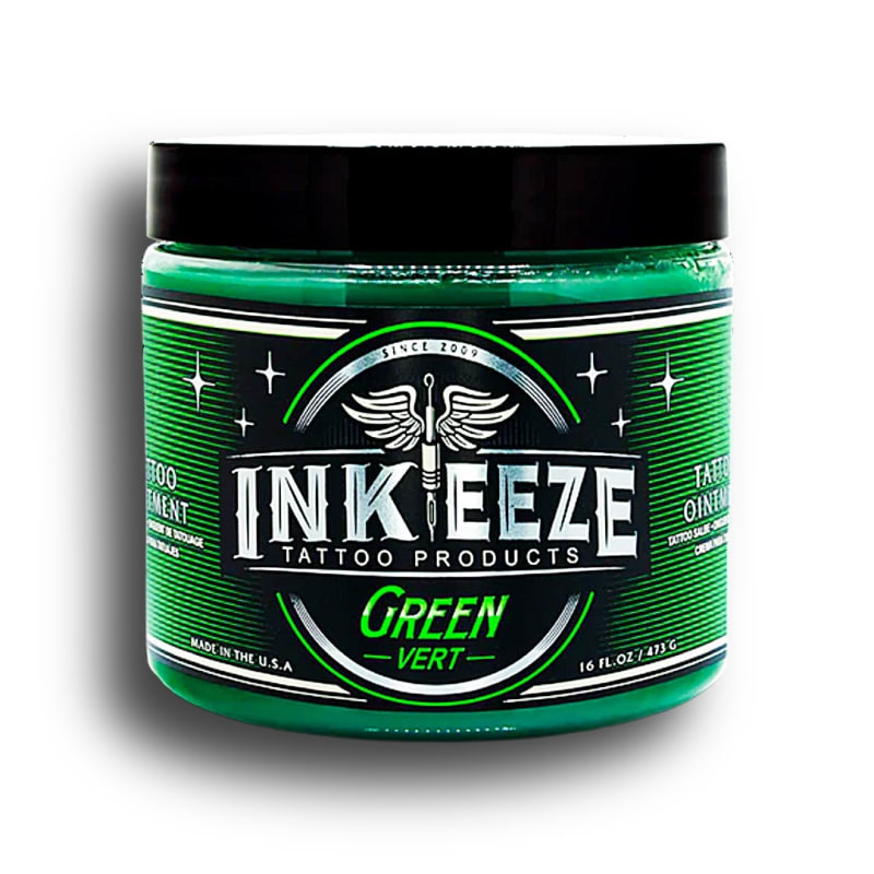INK-EEZE Green Glide Tattoo Ointment 16oz
