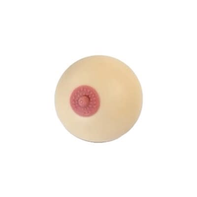 Eezy Squeezies boob-shaped stress balls â€“ soft, squishy novelty gift for client comfort or fun stress relief