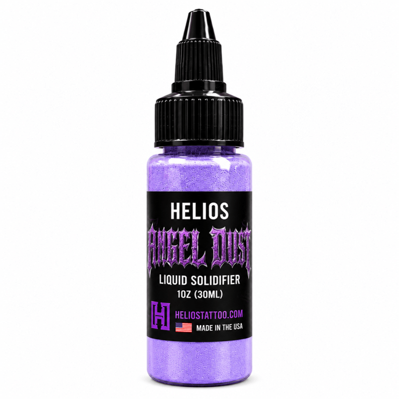 Helios Angel Dust â€“ Fast, Safe, and Hygienic Liquid Waste Solidifier for Tattoo Studios and PMU artists