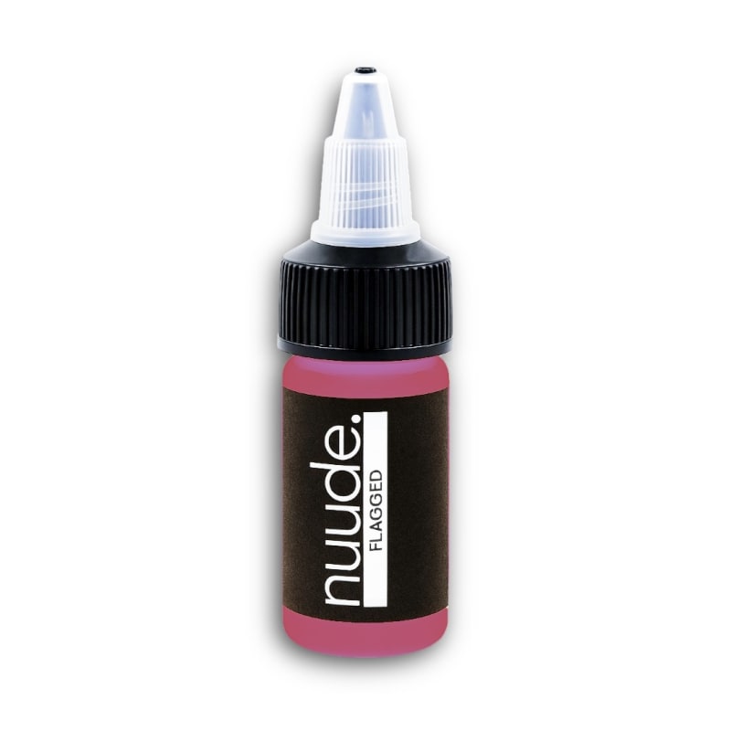 Nuude Flagged paramedical tattoo pigment â€“ warm pink tone for areola restoration, scar camouflage, and skin tone correction