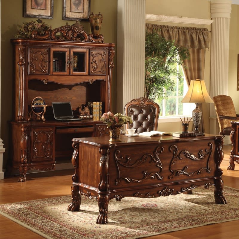 Dresden 3 Piece Home Office Set in Cherry Finish by Acme - 12169-S