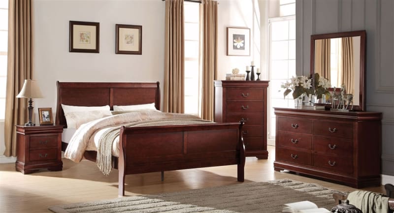 Louis Philippe 6 Piece Bedroom Set