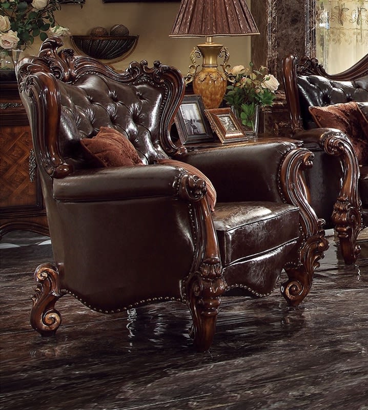 Versailles Chair in Cherry Oak Finish by Acme - 52122