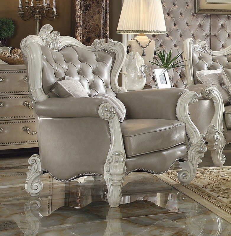 Versailles Chair in Bone White Finish by Acme - 52127