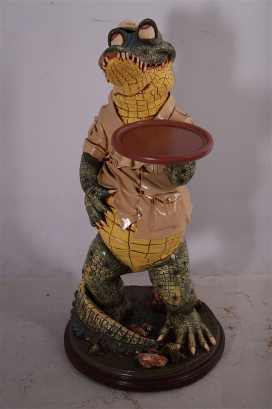 Crocodile Butler with Tray in Multicolored Finish by AFD Home - AFD-10118715