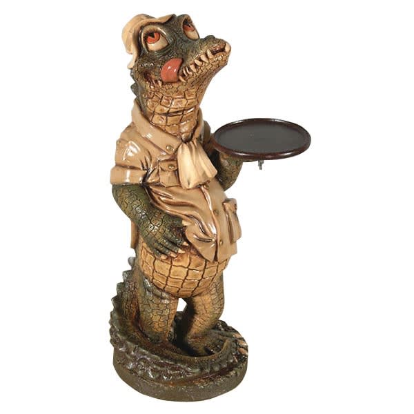 Crocodile Butler 2 foot in Multicolored Finish by AFD Home - AFD-10286364