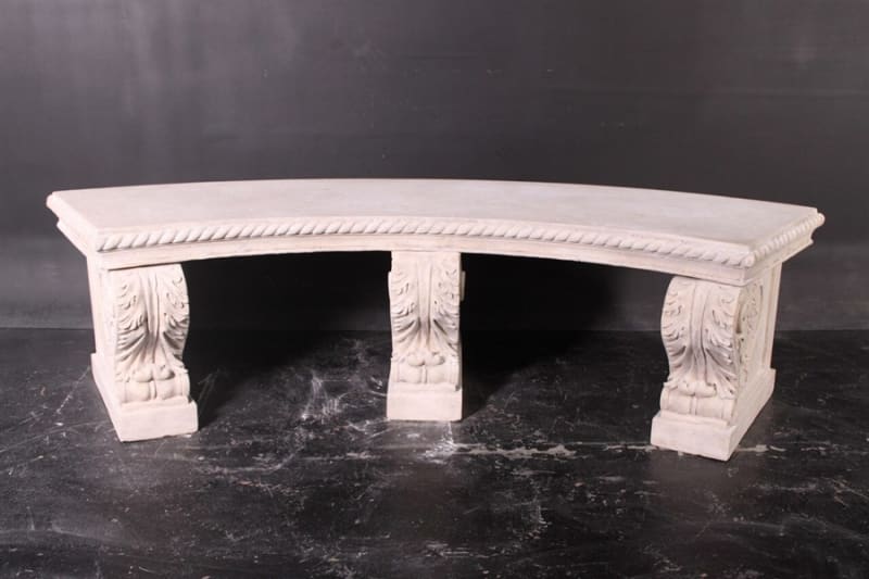 Royal Garden Bench in Sand Stone Finish by AFD Home - AFD-10566788