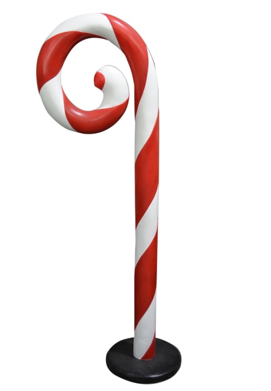 Candy Cane Swirl in Hand-Painted Red and White Finish by AFD Home - AFD-11202011