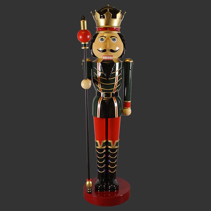 Nutcracker Christmas Right in Hand-Painted Multicolored Finish by AFD Home - AFD-11252369