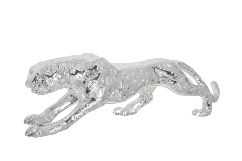 Standing Leopard Sculpture in Silver Plated Finish by AFD Home - AFD-11254719