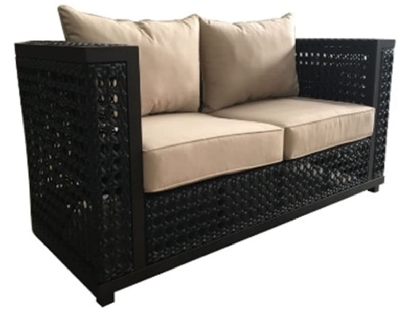 Monterey Outdoor Loveseat in Sumbrella Fabric by Bridgeton Moore - AFD-12008193