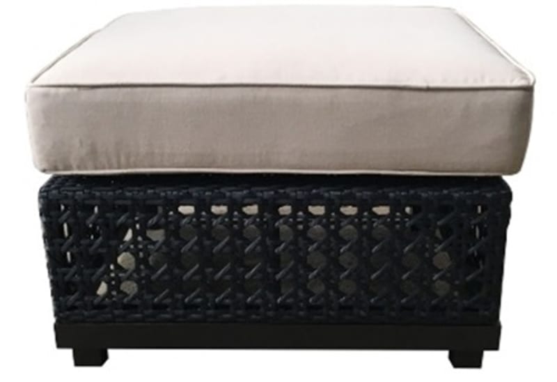 Monterey Outdoor Club Ottoman in Synthetic Weave Finish by AFD Home - AFD-12008198