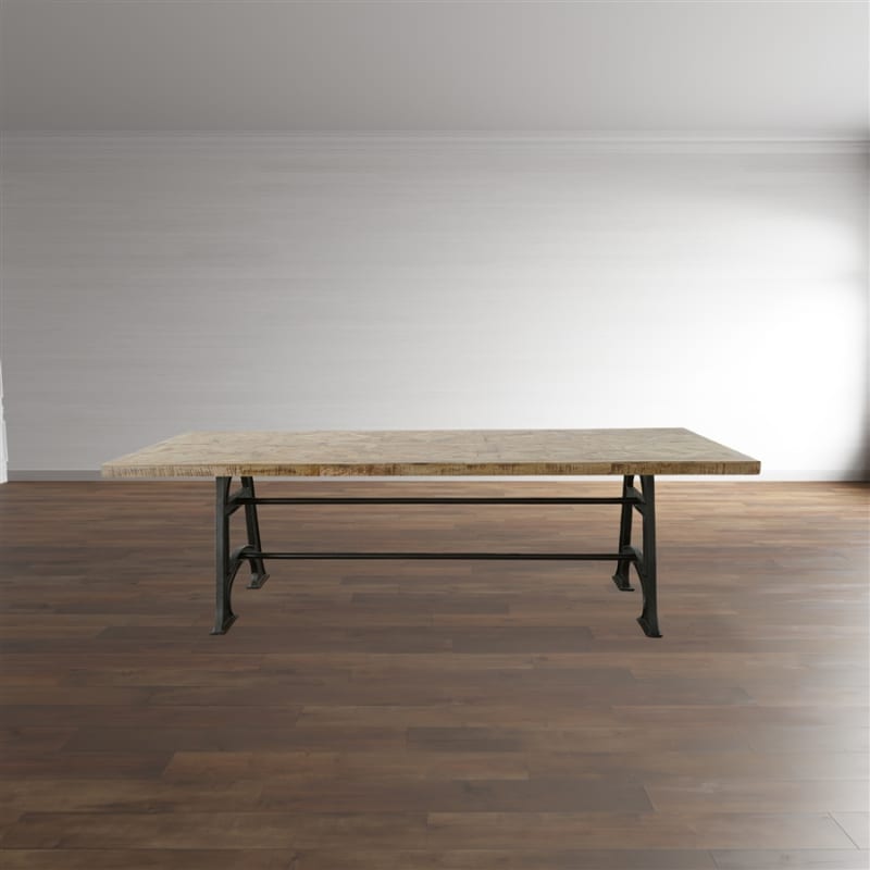 Mango Industrial Dining Table in Natural Wood Finish by AFD Home - AFD-12012707