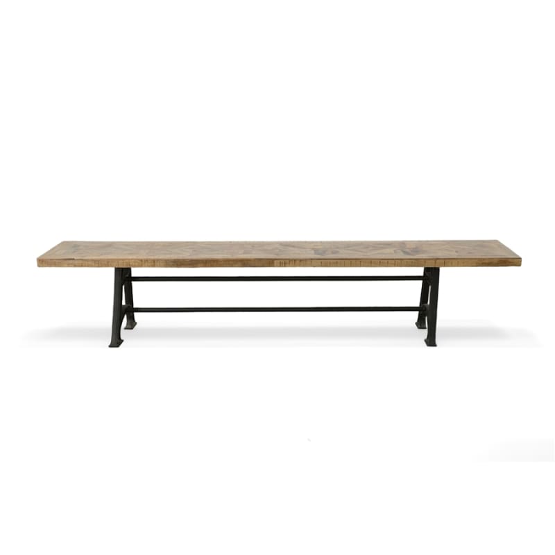 Mango Industrial Dining Bench in Black and Natural Finish by AFD Home - AFD-12012708