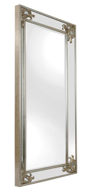 Monte Carlo Vertical Mirror in Antiqued Silver Leaf Finish by AFD Home - AFD-12013648