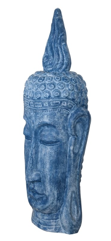 Long Buddha Head in Blue Wash Finish by AFD Home - AFD-12015813