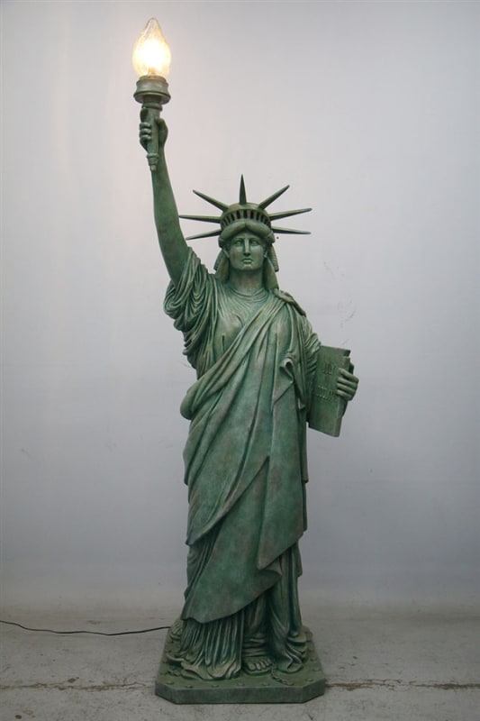 Statue of Liberty Statue in Hand-Painted Multicolored Finish by AFD Home - AFD-12015934