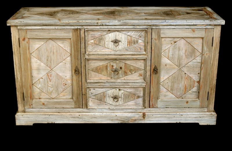 Inverness Farmhouse Sideboard in Natural Wood Grain Finish by AFD Home - AFD-12016151