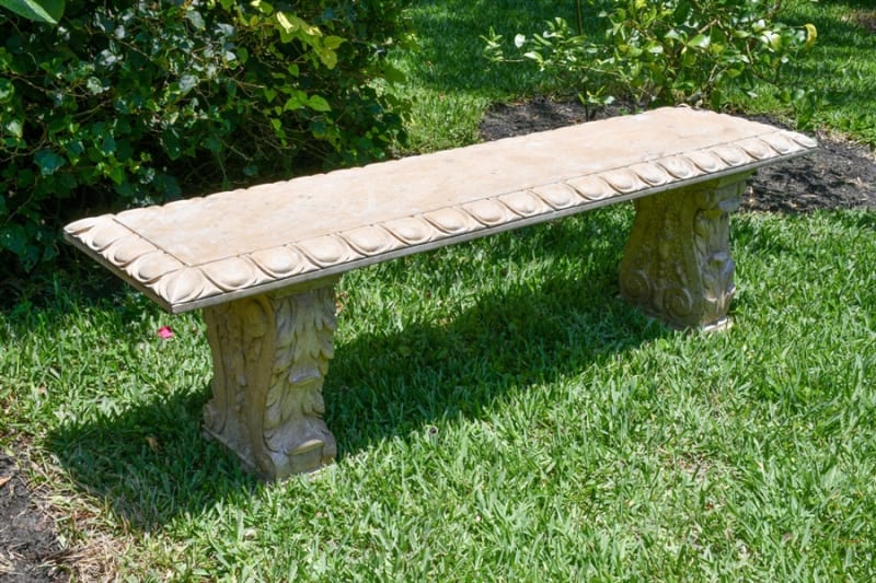Marble Bench Hole Stone in Polished Marble Finish by AFD Home - AFD-12020029