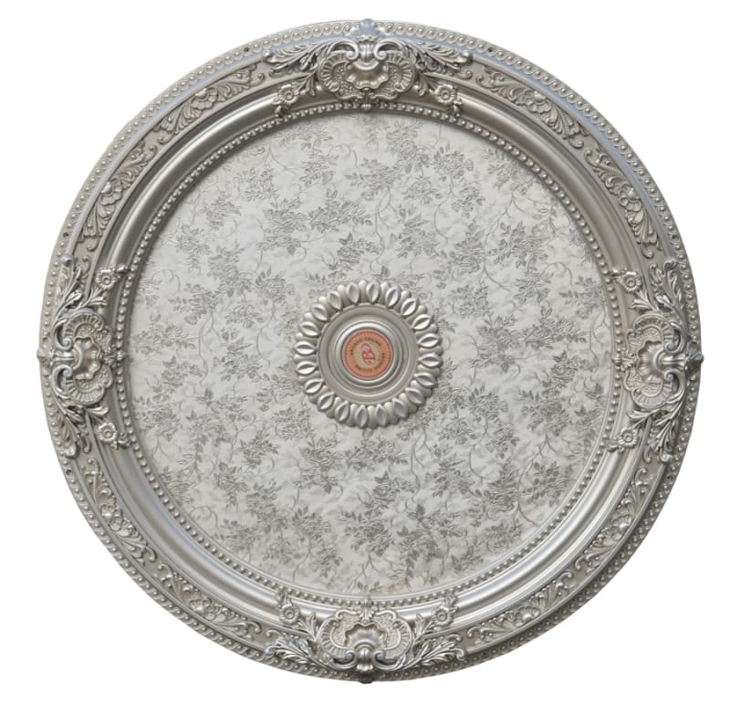 Round Chandelier Ceiling Medallion in Antique Silver Finish by AFD Home - AFD-12020505
