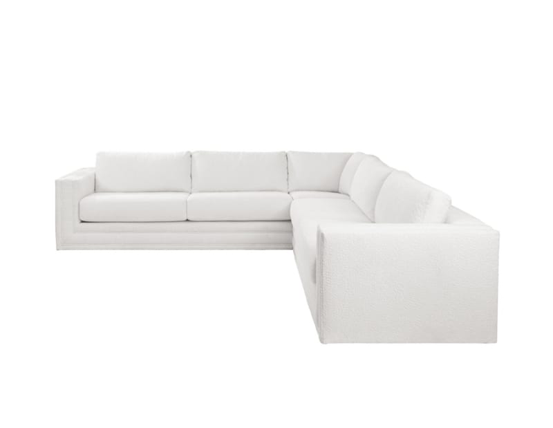KC LAF Hockney Corner Ivory Sofa by AFD Home - AFD-12023930