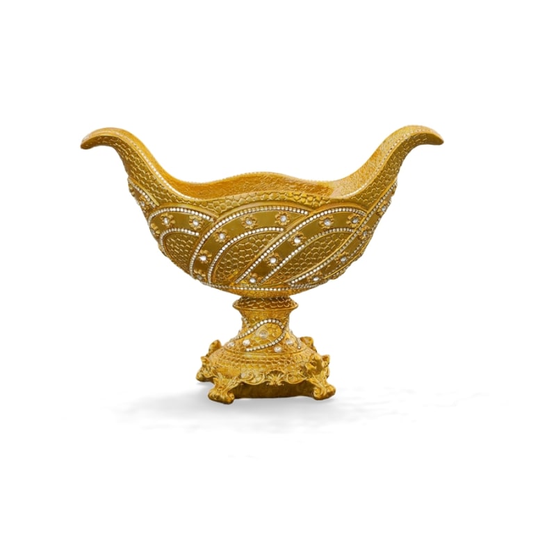 Small Centerpiece Bowl in Gold Finish by AFD Home - AFD-12024343