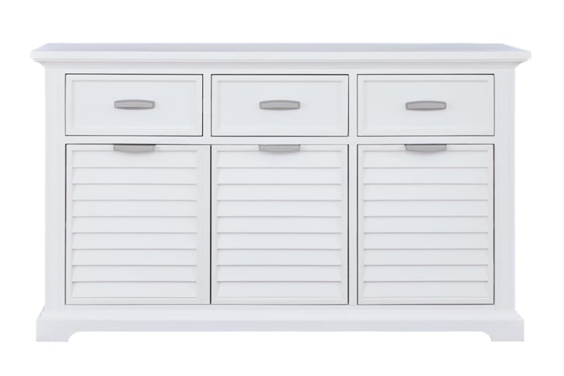 Heritage Coast Server in Coastal White Finish by American Woodcrafters - AME-D-3310-590