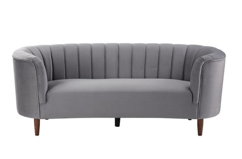 Millephri Sofa in Gray Velvet Finish by Acme - 00166