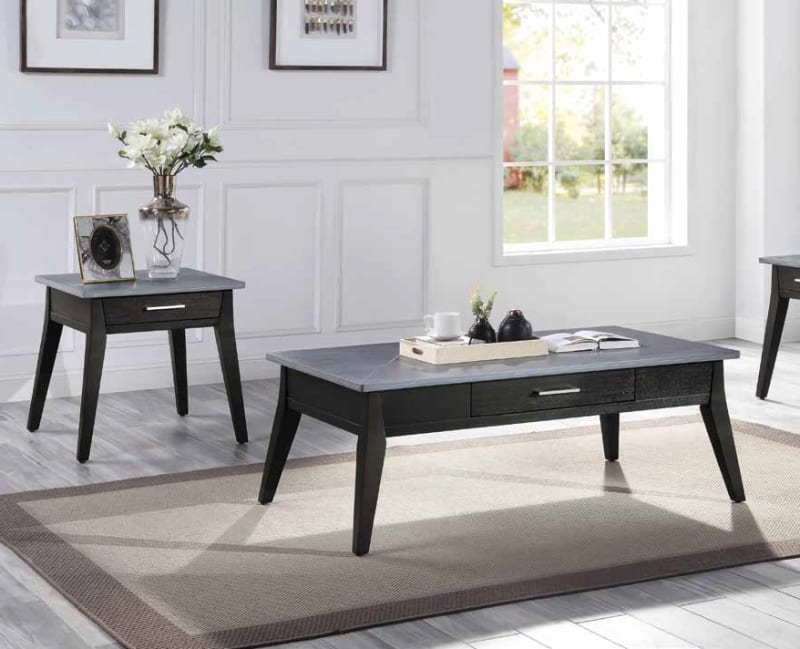 Zemocryss 3 Piece Occasional Table Set in Beige Finish by Acme - 00608-S