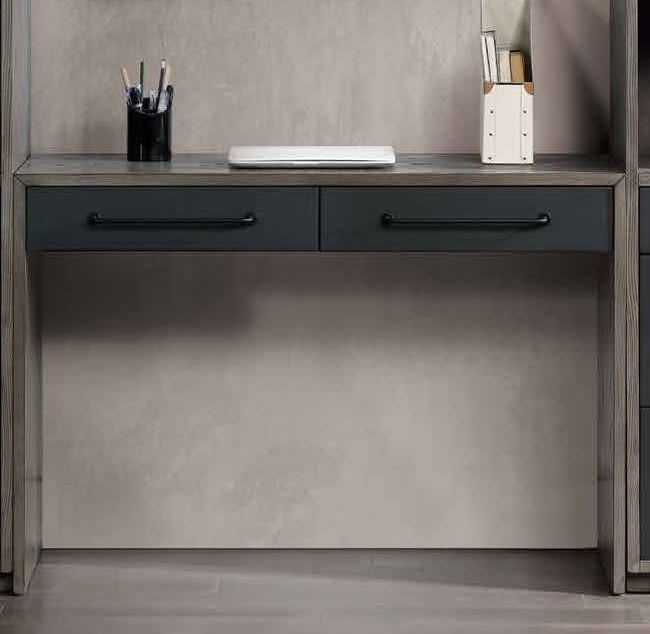 Estevon Executive Home Office Desk in Gray Oak Finish by Acme - 00631