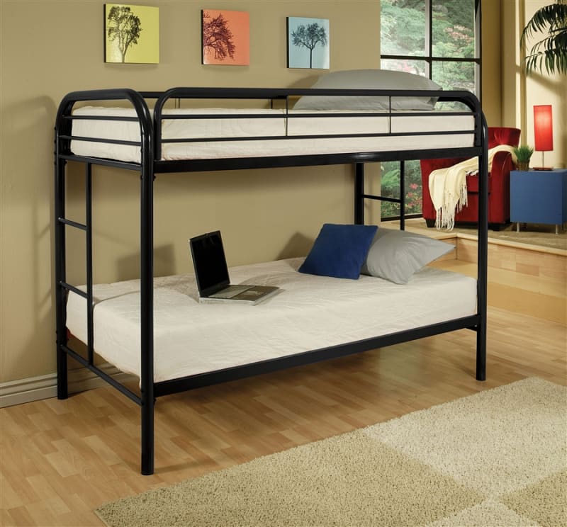 Thomas Twin/Twin Bunk Bed in Black Finish by Acme - 02188BK