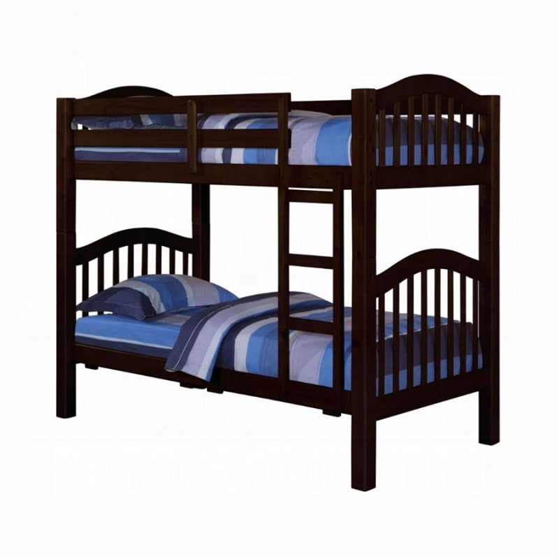 Heartland Twin/Twin Bunk Bed in Espresso Finish by Acme - 02554