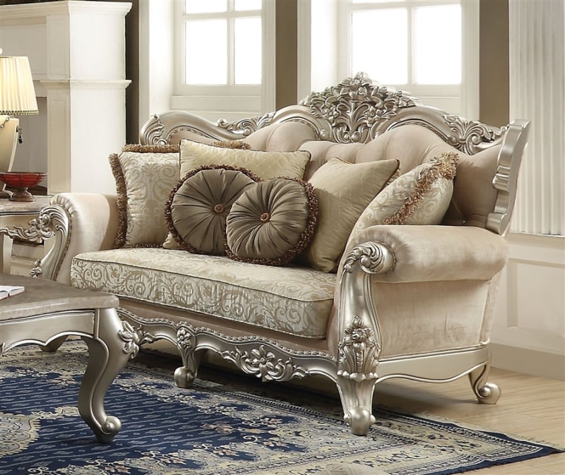 Bently Loveseat in Champagne Finish by Acme - 50661