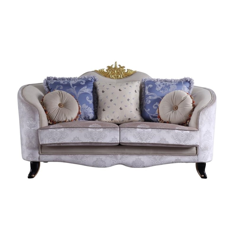 Sheridan Loveseat in Cream Finish by Acme - 53946
