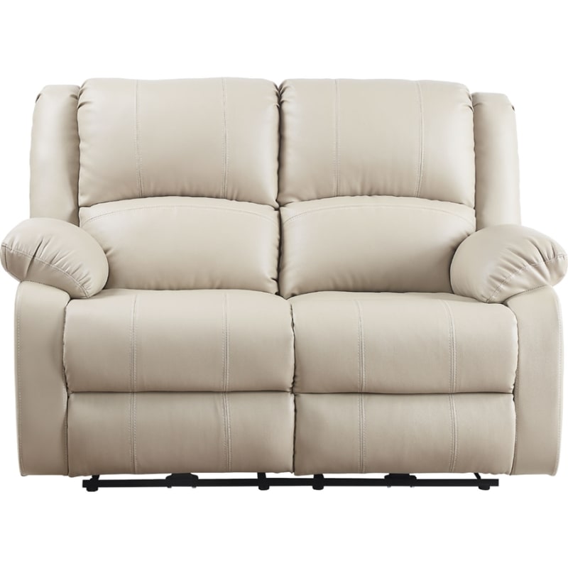 Zuriel Power Motion Loveseat in Beige PU Finish by Acme - 54611