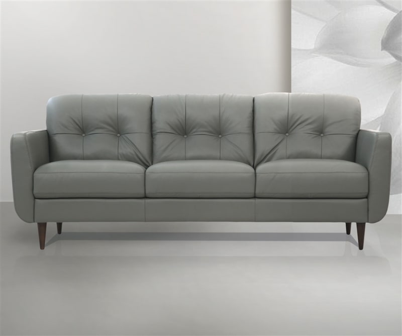 Radwan Sofa in Pesto Green Leather Finish by Acme - 54960