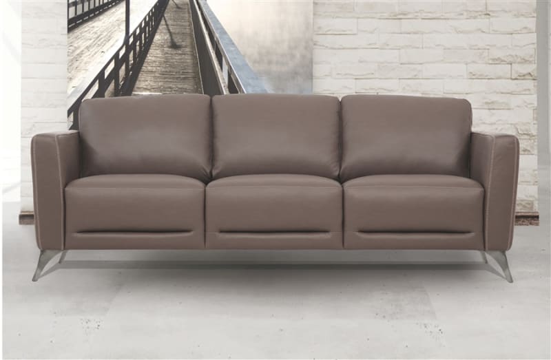Malaga Sofa in Taupe Leather Finish by Acme - 55000
