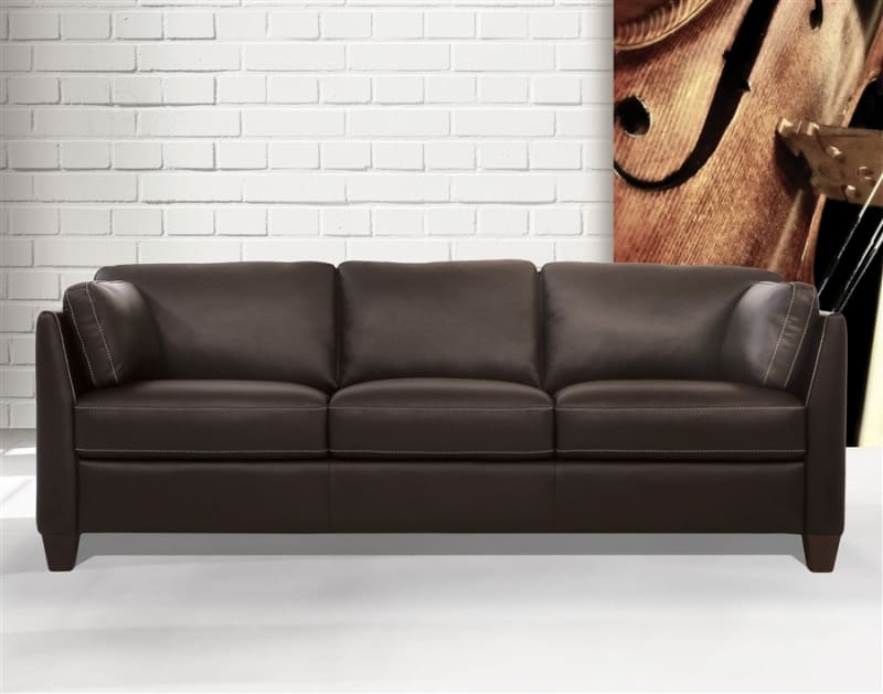 Matias Sofa in Chocolate Leather Finish by Acme - 55010