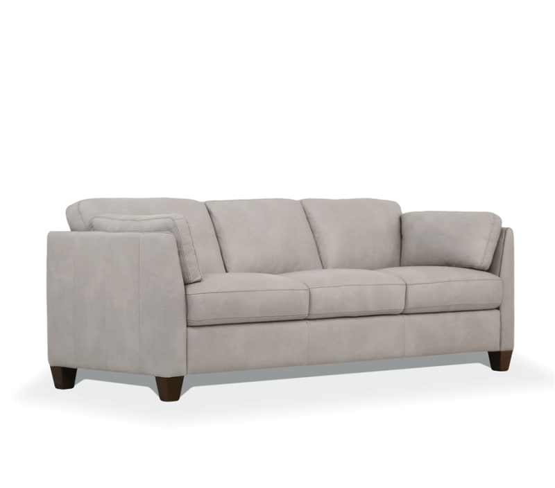 Matias Sofa in Dusty White Leather Finish by Acme - 55015