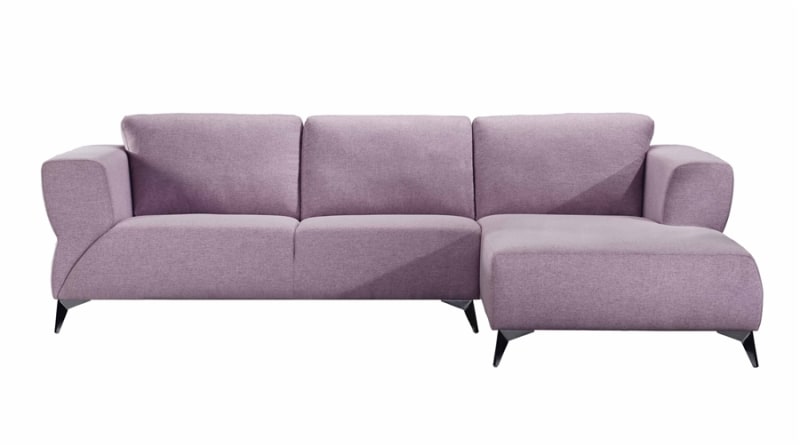 Josiah 2 Piece Sectional in Pale Berries Fabric Finish by Acme - 55090